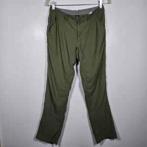 Montbell Stretch O.D. Pants Olive Green Outdoor Hiking Camping Women Size Small